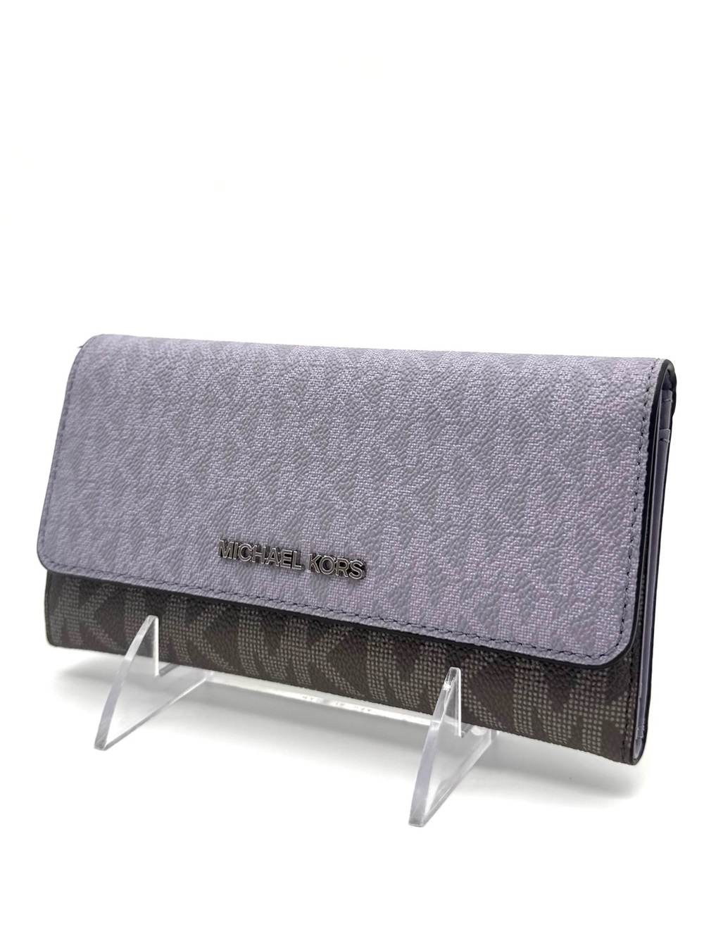 Michael Kors Large Jet Set Travel Trifold Wallet - Lilac